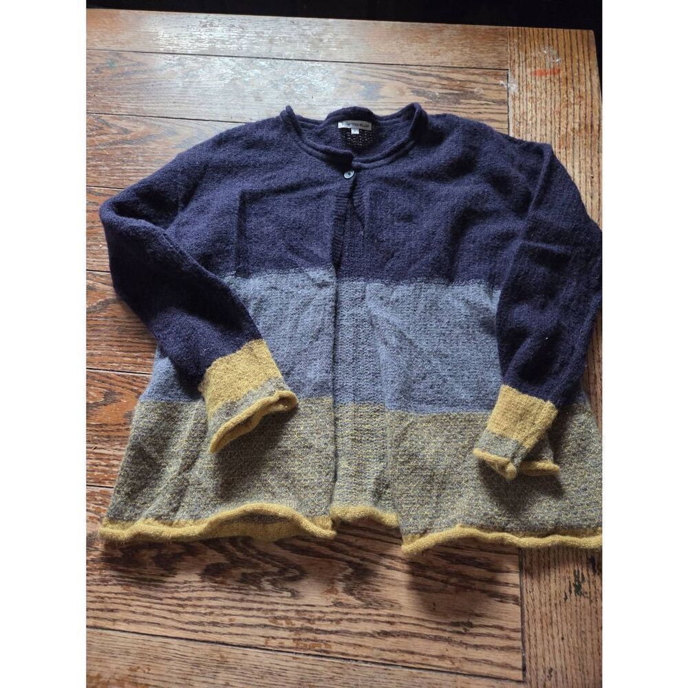 Echappees Belles colorblock mohair blend sweater sz 2
